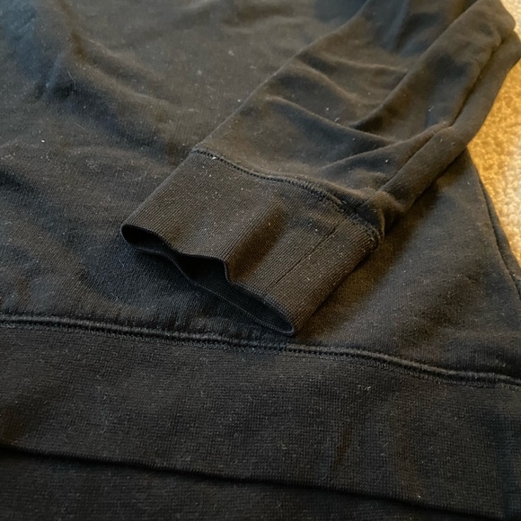 Cowelneck Calvin Klein Black Drawstring Sweatshirt - Picture 4 of 6